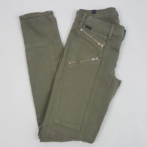 Citizens Of Humanity Skinny Moto Jeans 28 Green
